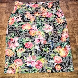 Bodycon floral pencil skirt, New York and Company